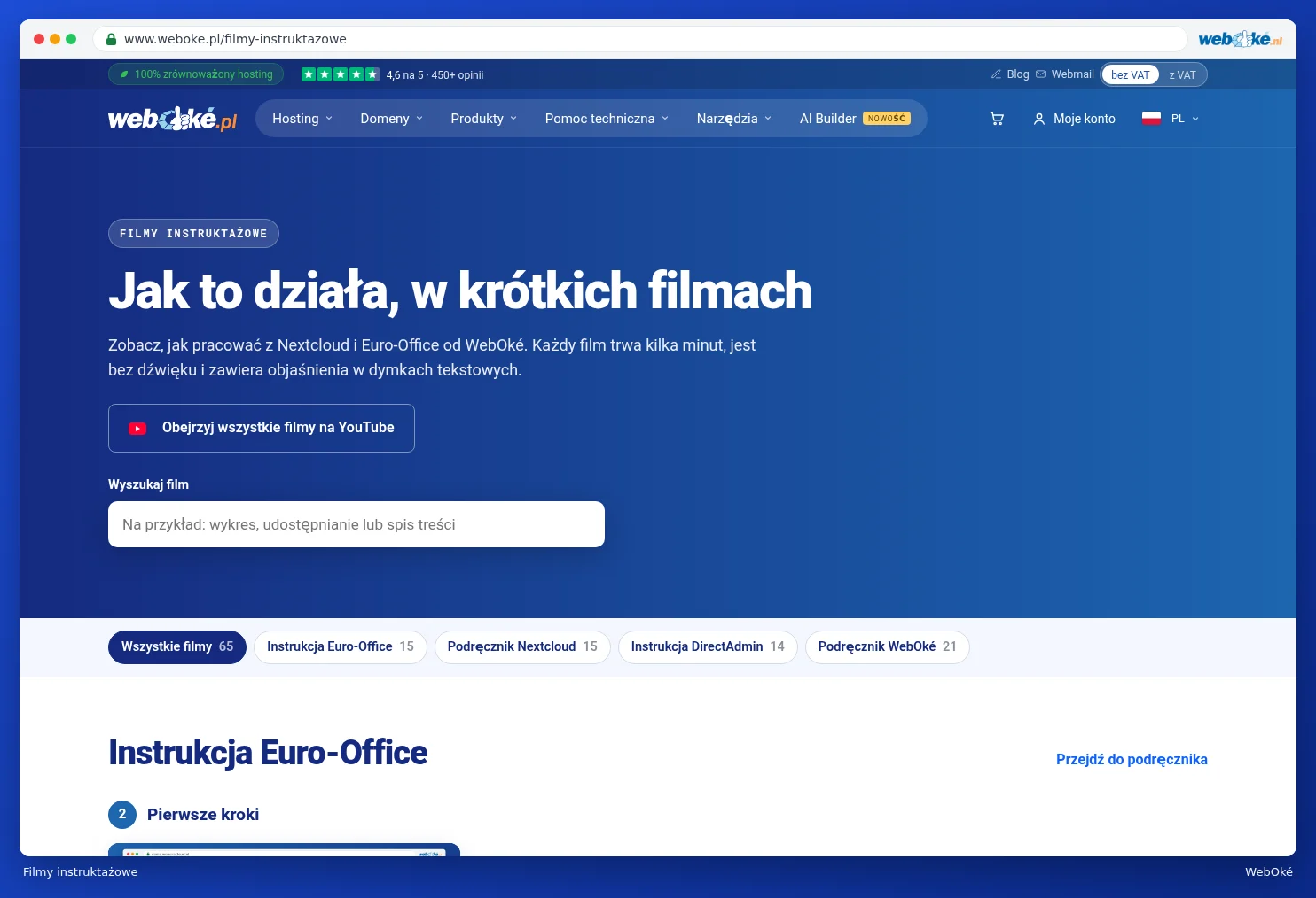 Strona Filmy instruktażowe