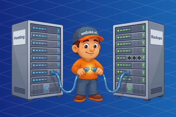 Blog | Alles over hosting, websites en email  - Backups: hoe zit dat bij WebOké?