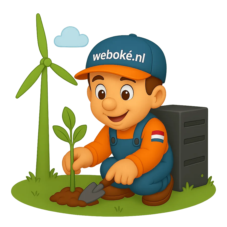 Duurzame Hosting op 100% groene stroom - Wat maakt de hosting van WebOké duurzaam?