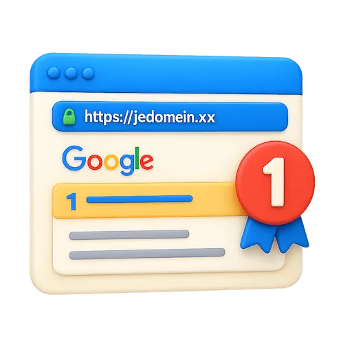 Straal vertrouwen uit met Positive SSLvoor €1,50 per maand - Verbeter de ranking van je domein op Google